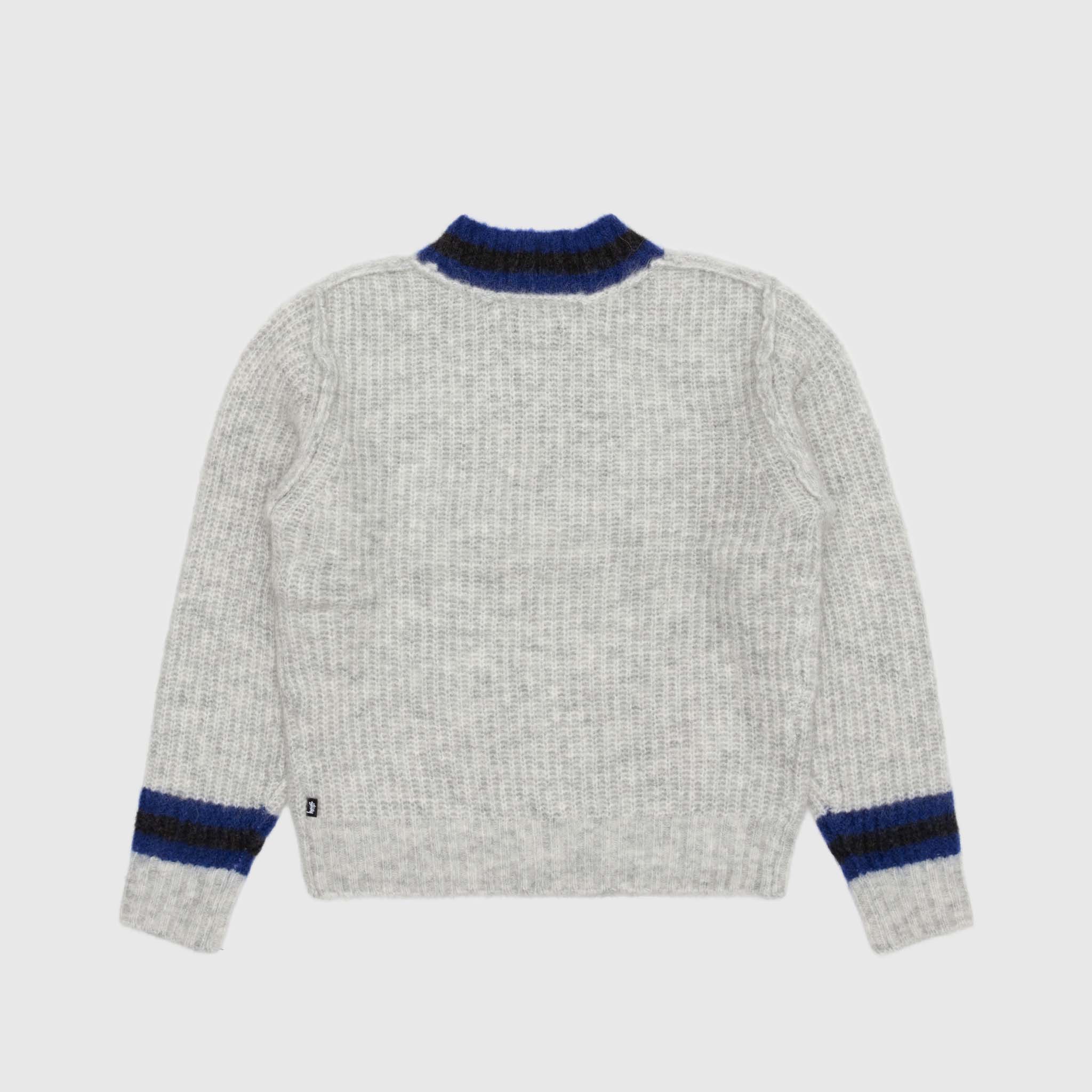 再再販再再販STUSSY MOHAIR TENNIS SWEATER ニット | purcellcom.com