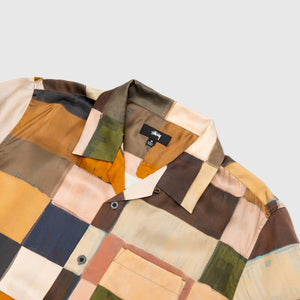 PAINTED CHECK SILK SHIRT