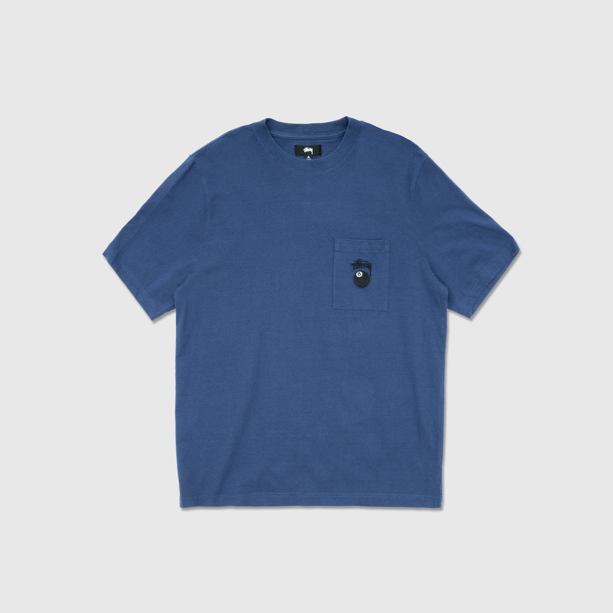 Stussy 8 Ball S S Pocket Crew T Shirt Packer Shoes