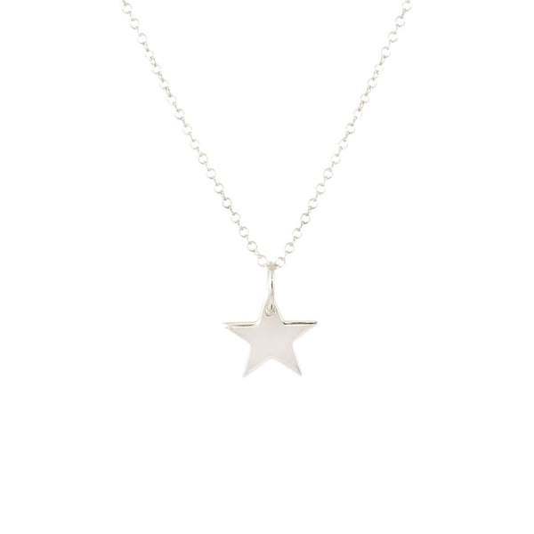 Solid Star Charm Necklace Gold Silver Kris Nations Kris Nations - roblox t shirt transparent necklace