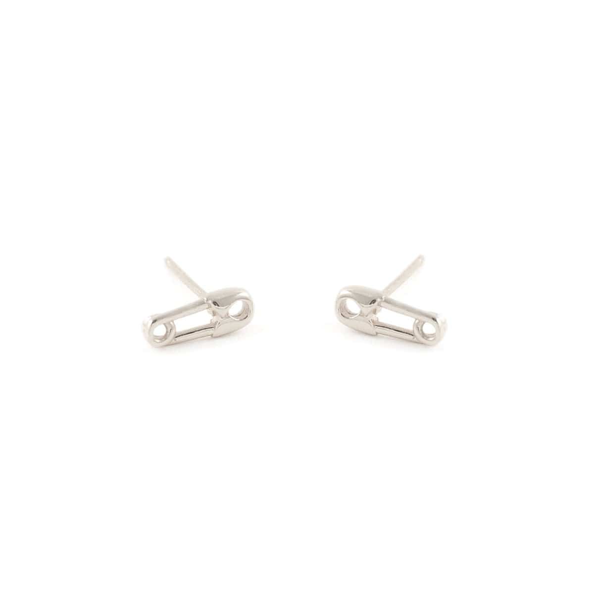 Safety Pin Stud Earrings
