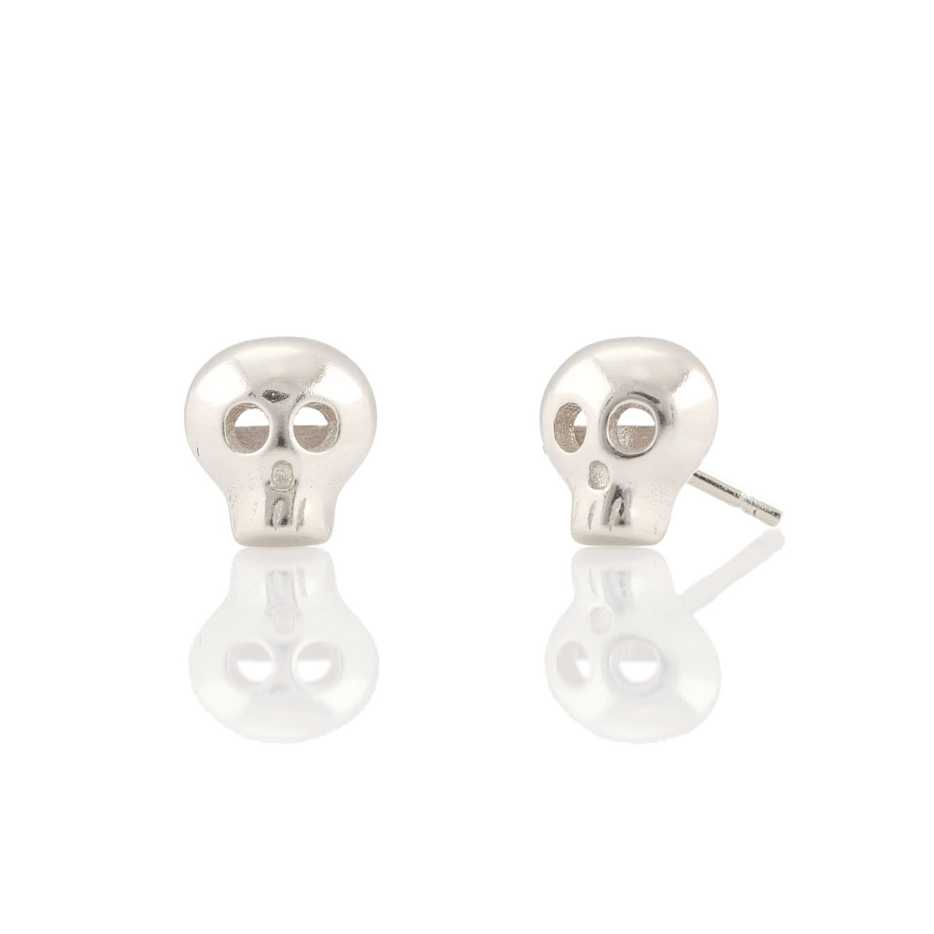 skull stud earrings