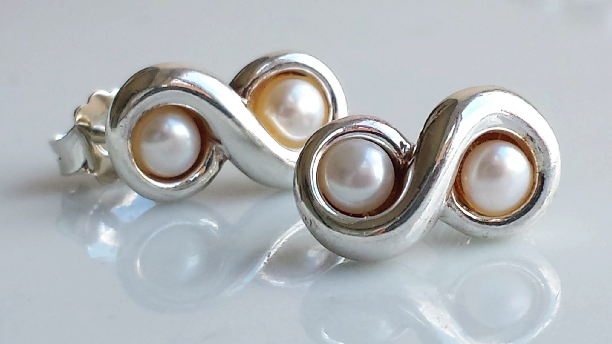 tiffany infinity earrings silver