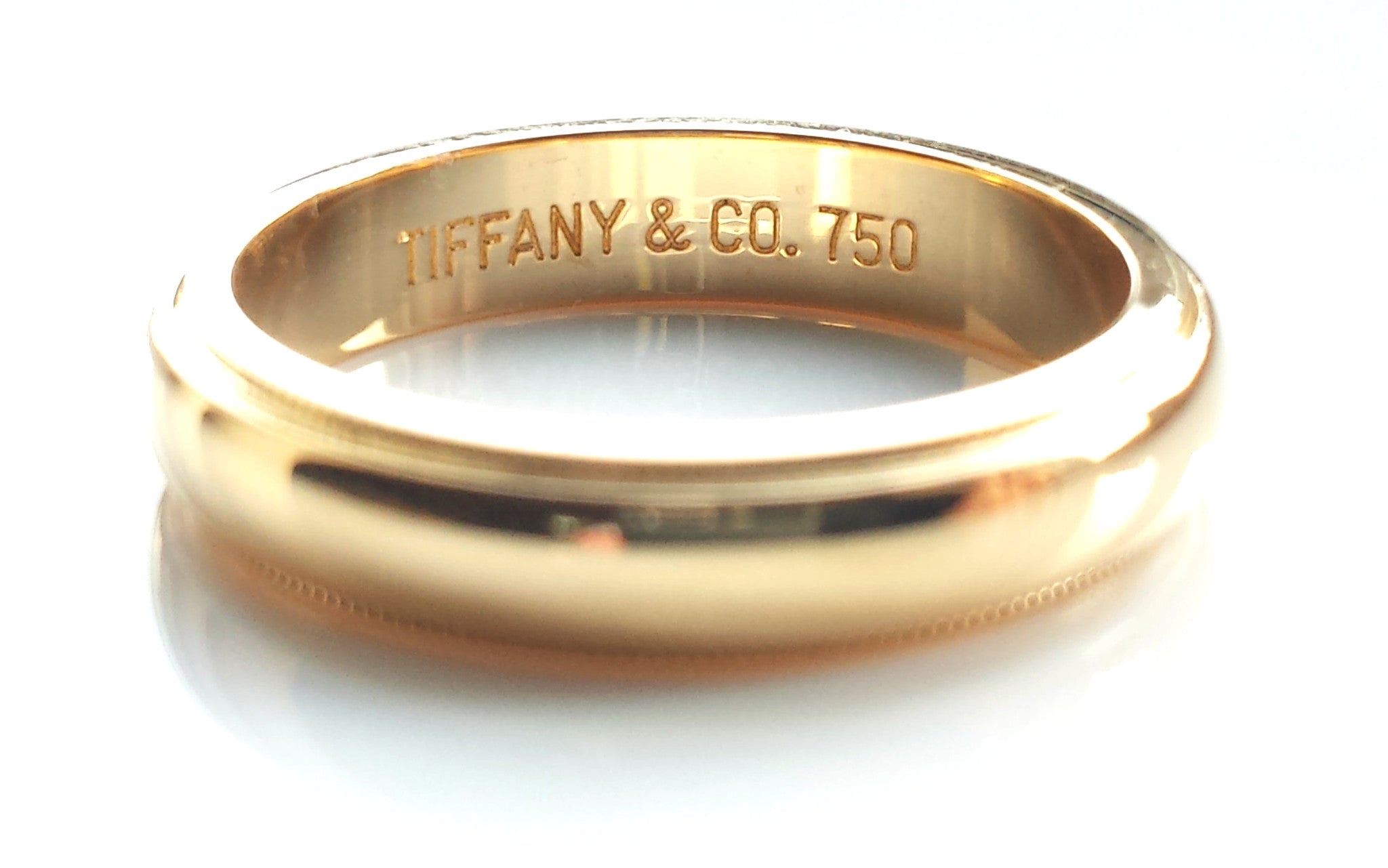 tiffany and co gold wedding band