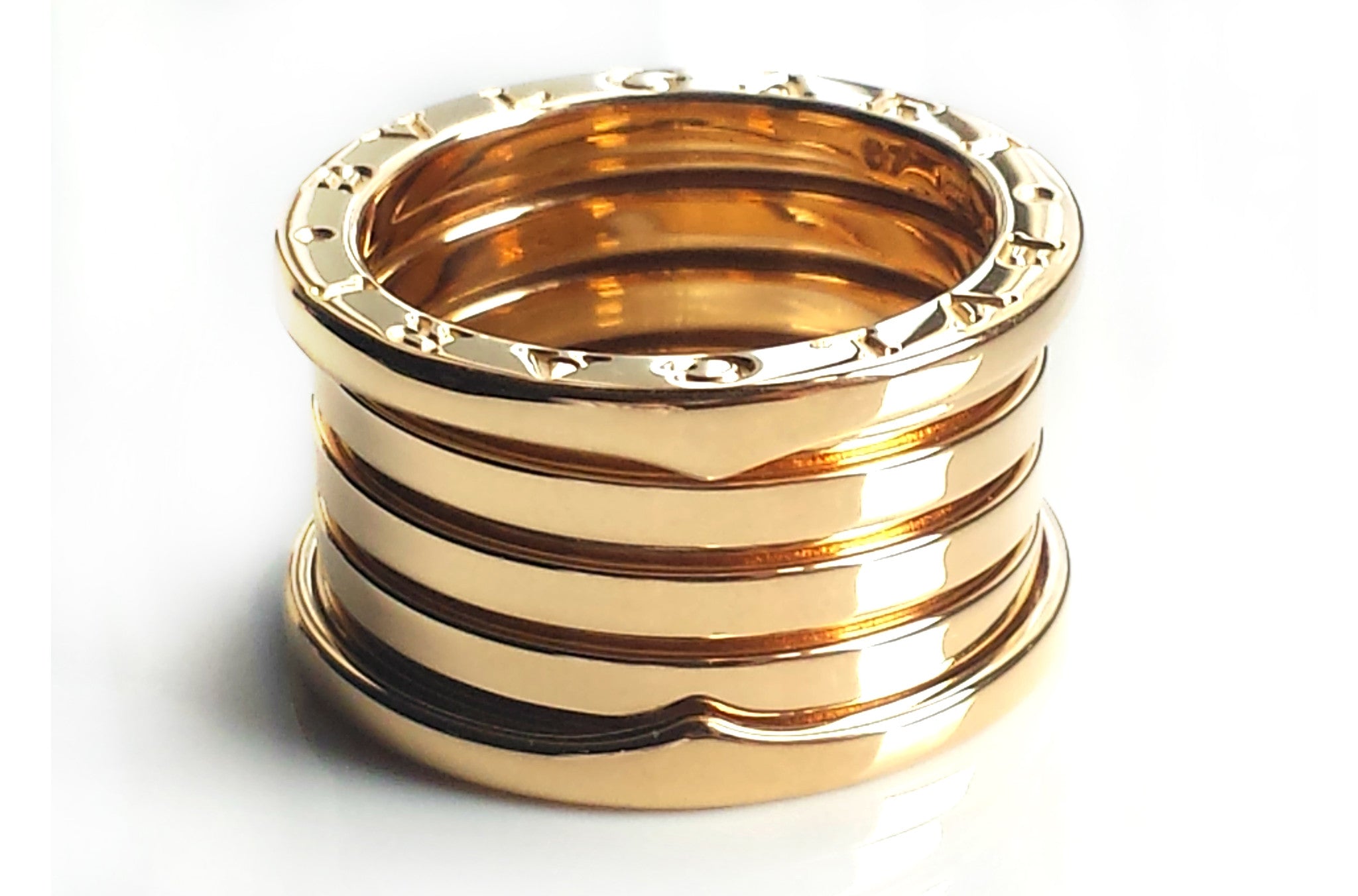 bvlgari 5 band gold ring