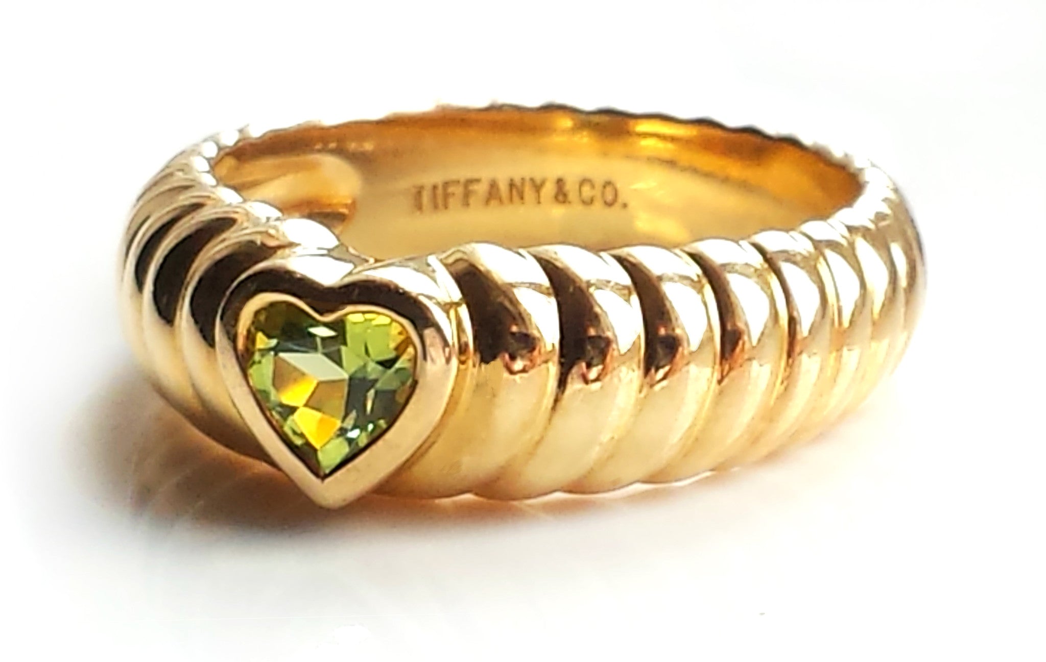 tiffany peridot ring