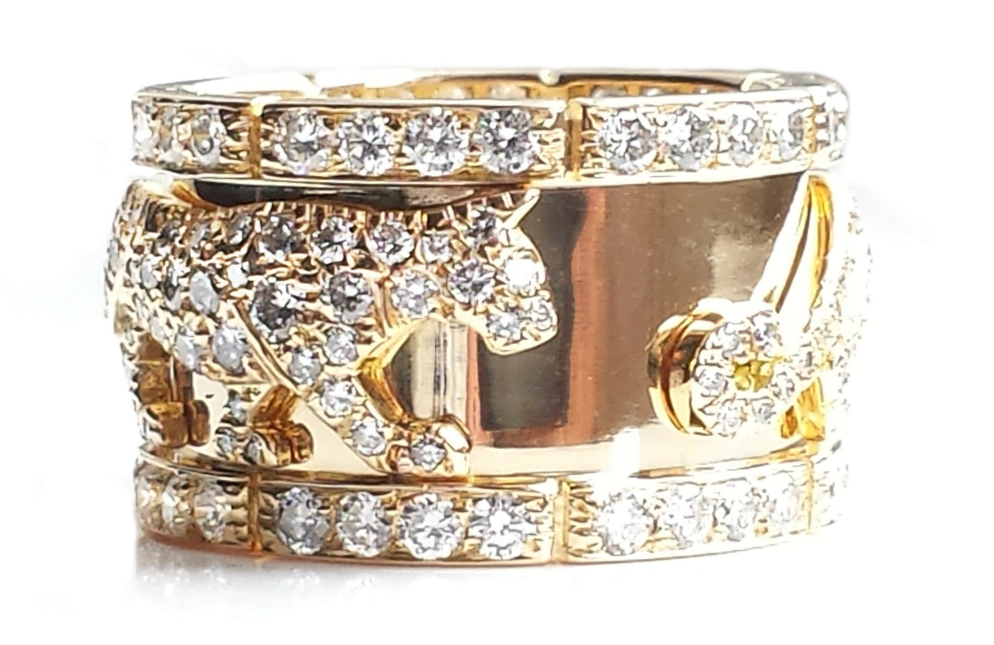 cartier walking panthere ring