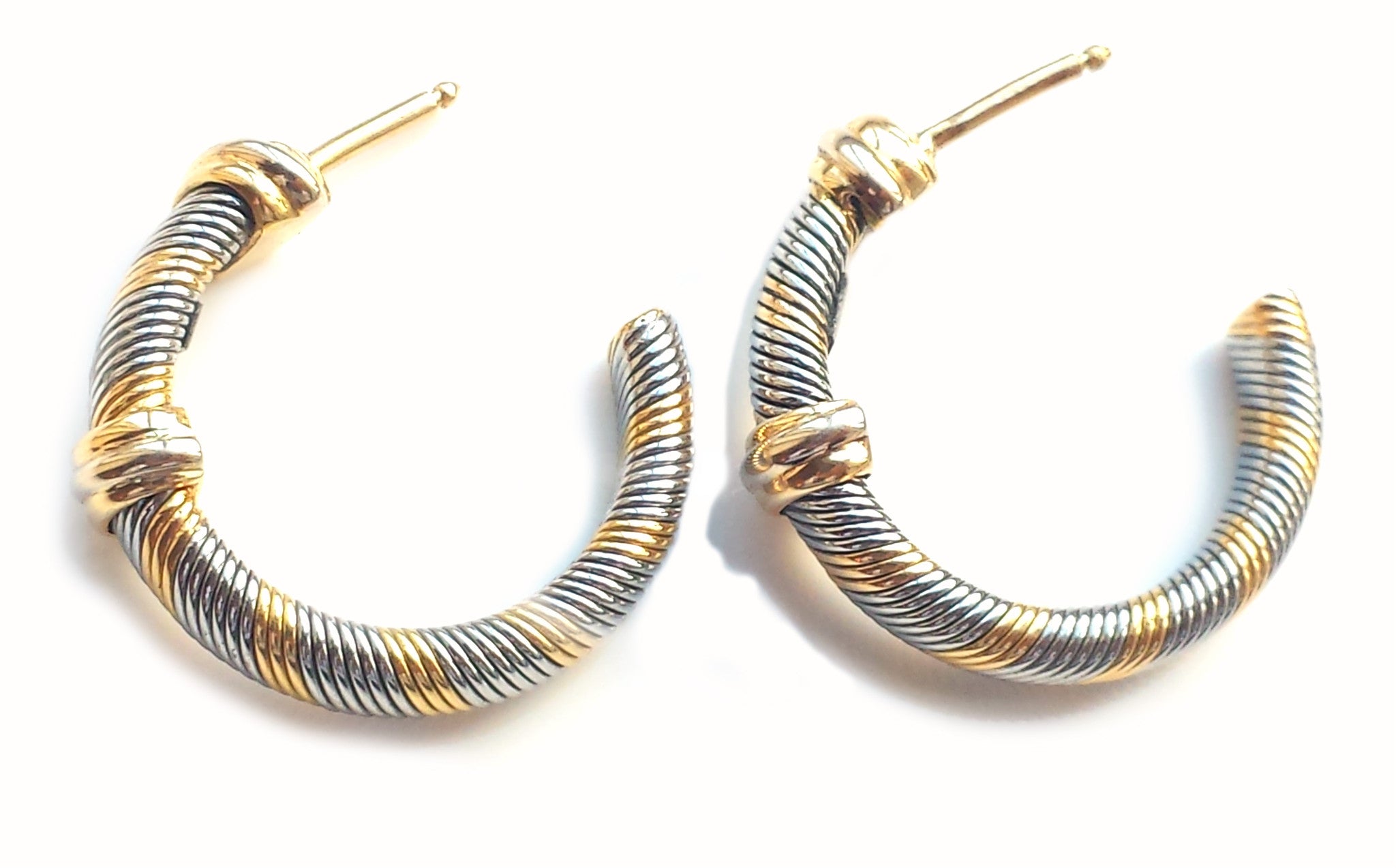 vintage cartier hoop earrings