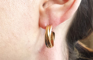 vintage cartier trinity earrings