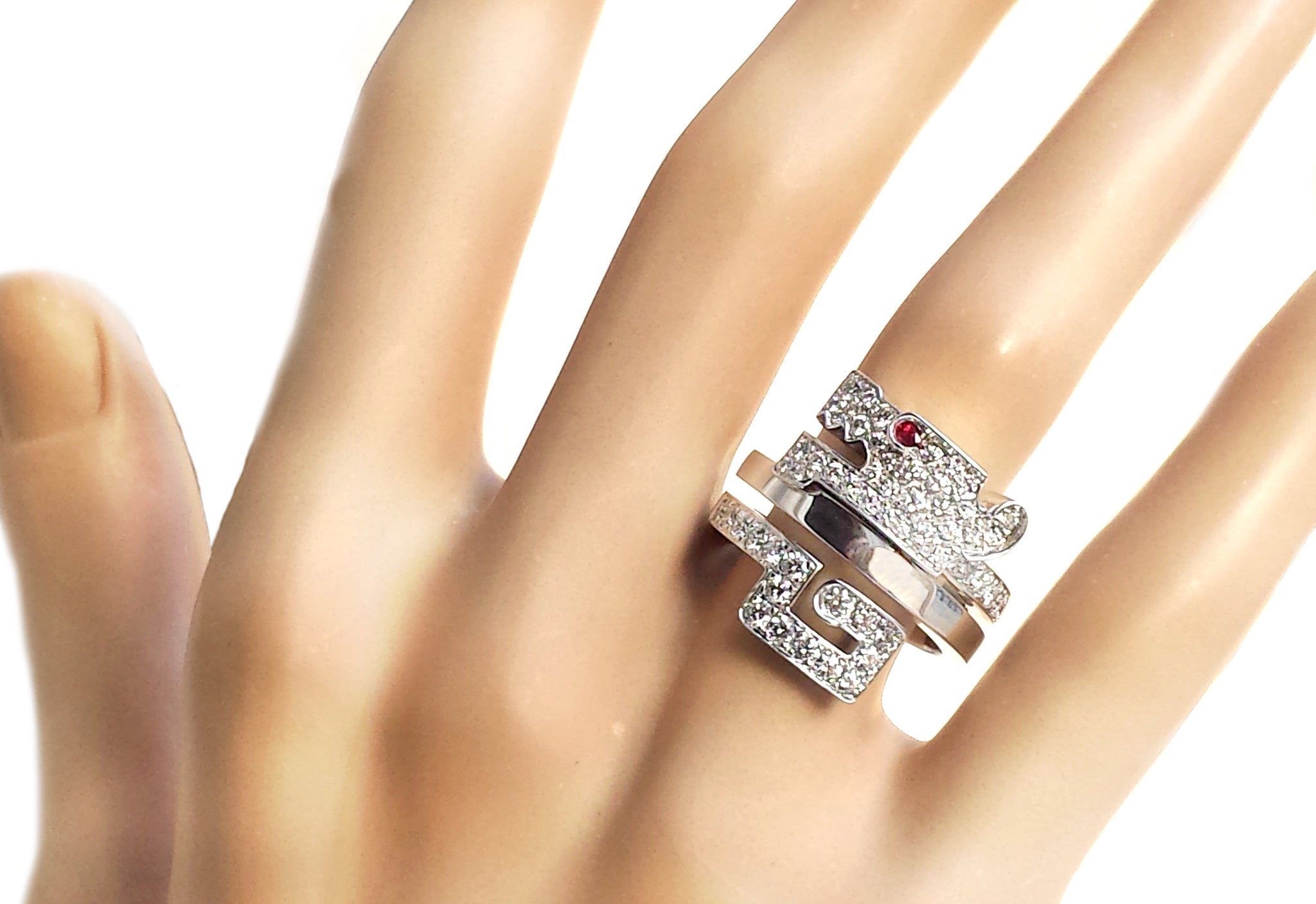 cartier kiss of the dragon ring