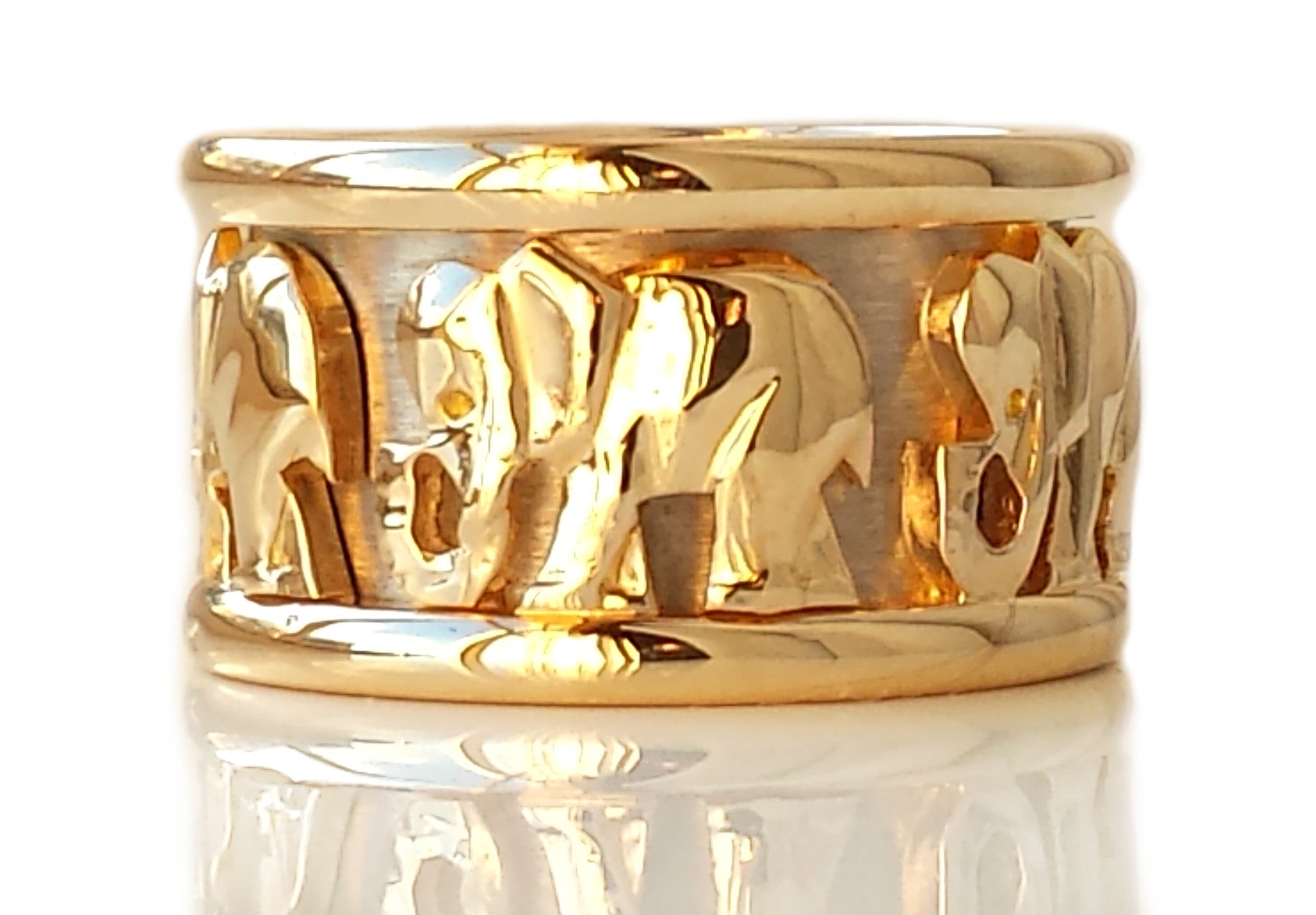 cartier diamond elephant ring