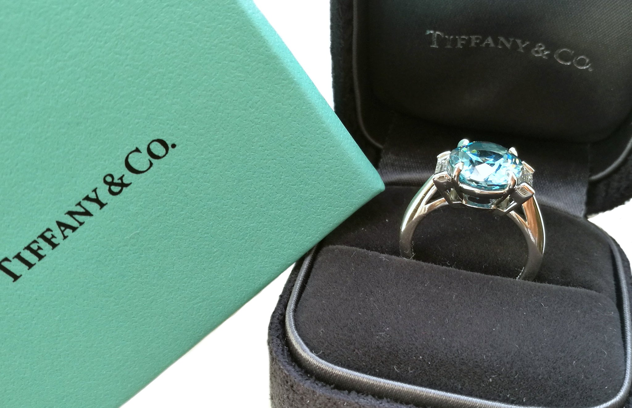 tiffany & co aquamarine ring