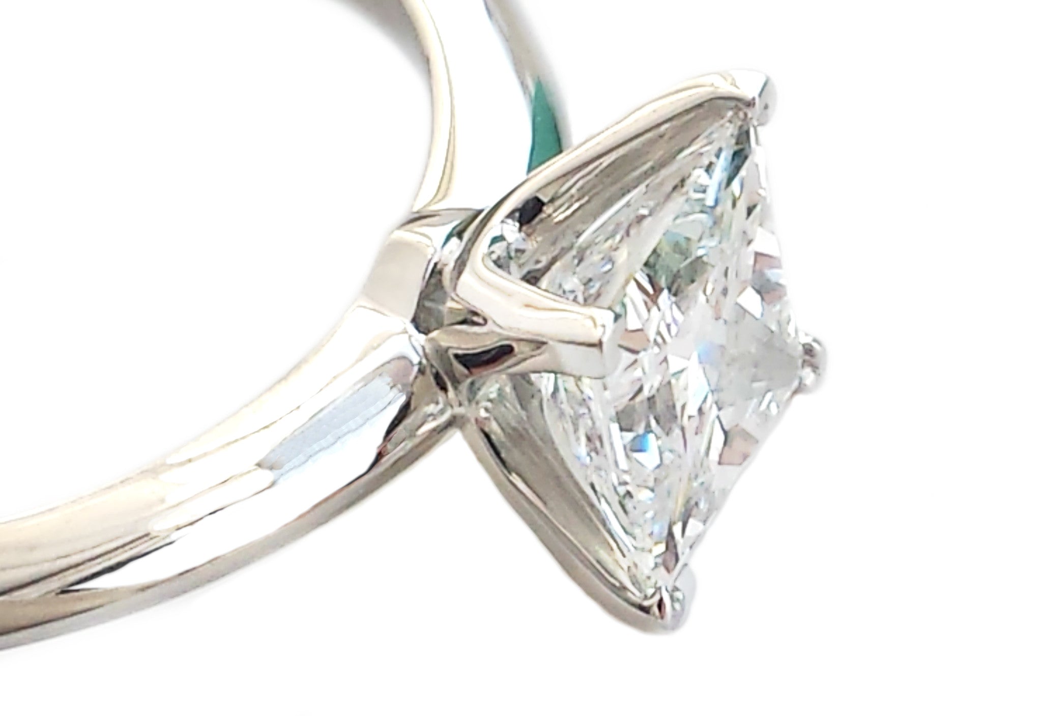  Tiffany  Co 1 13ct E VS2 Princess  Cut  Diamond Engagement  