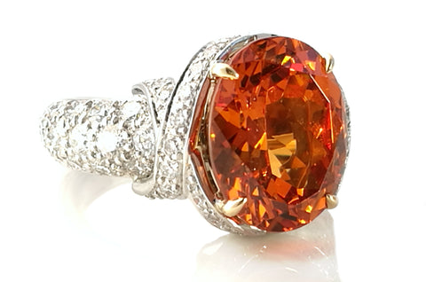 mandarin garnet ring tiffany