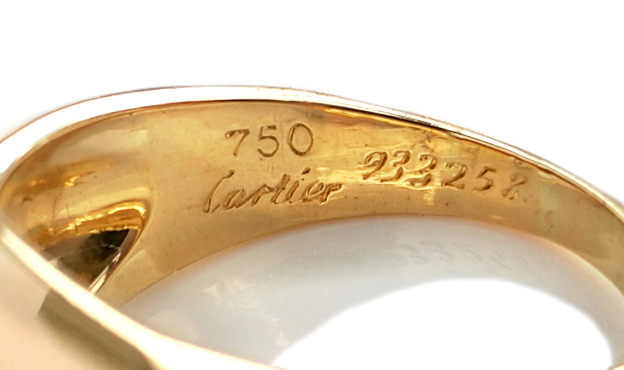 vintage cartier gold ring