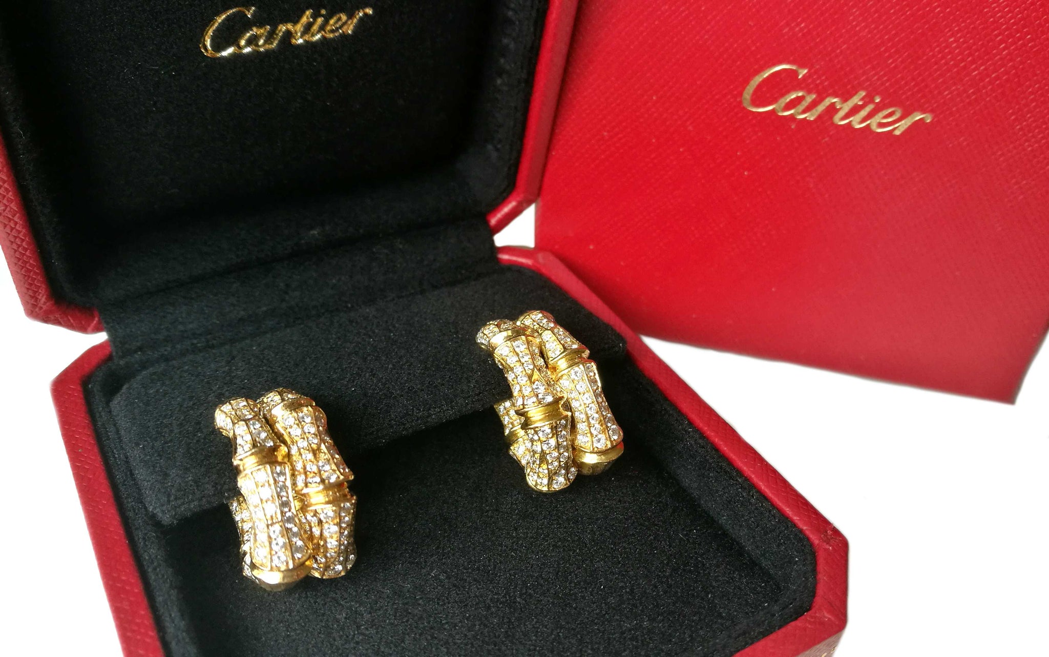 cartier bamboo earrings