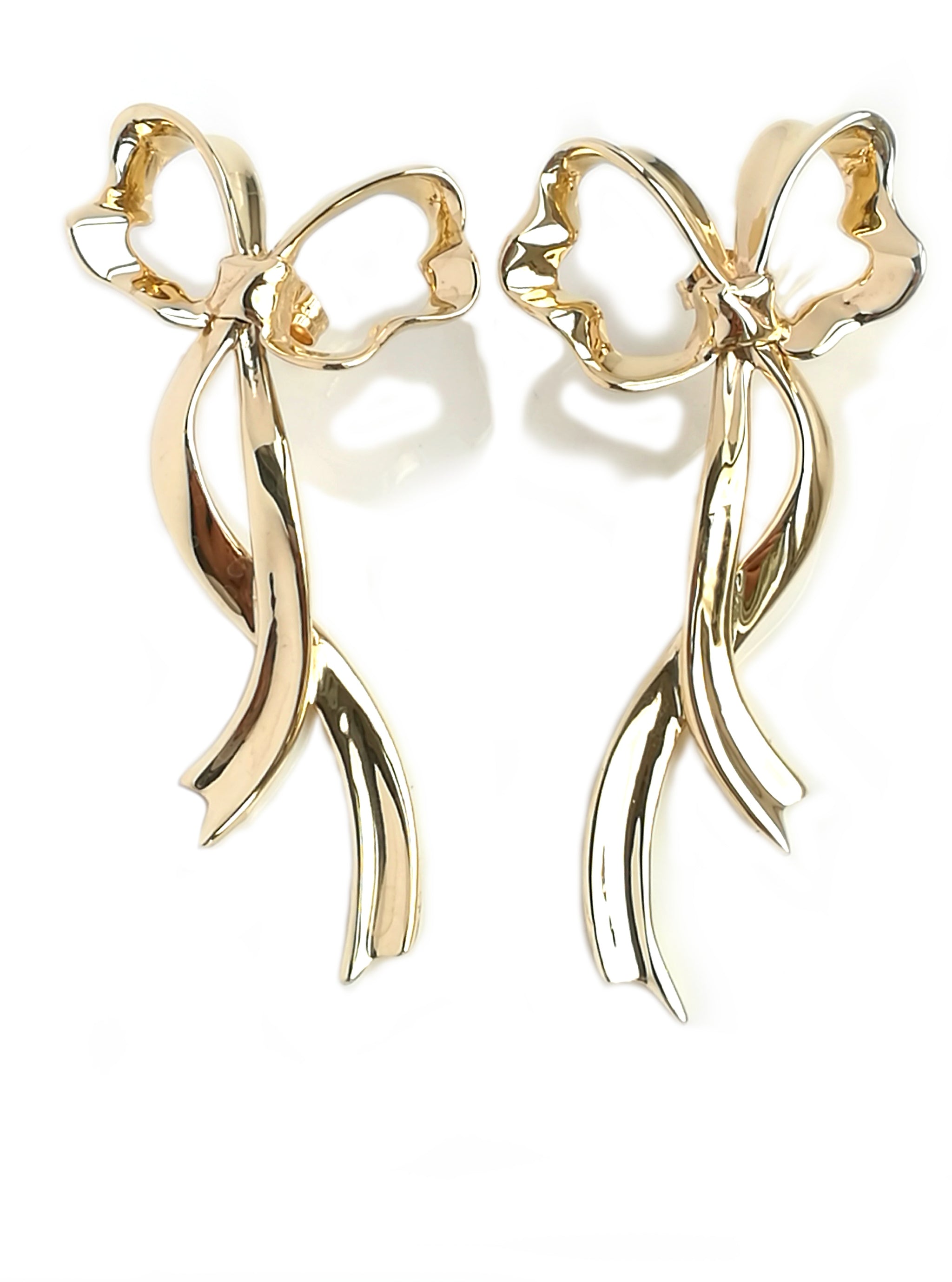 tiffany ribbon earrings