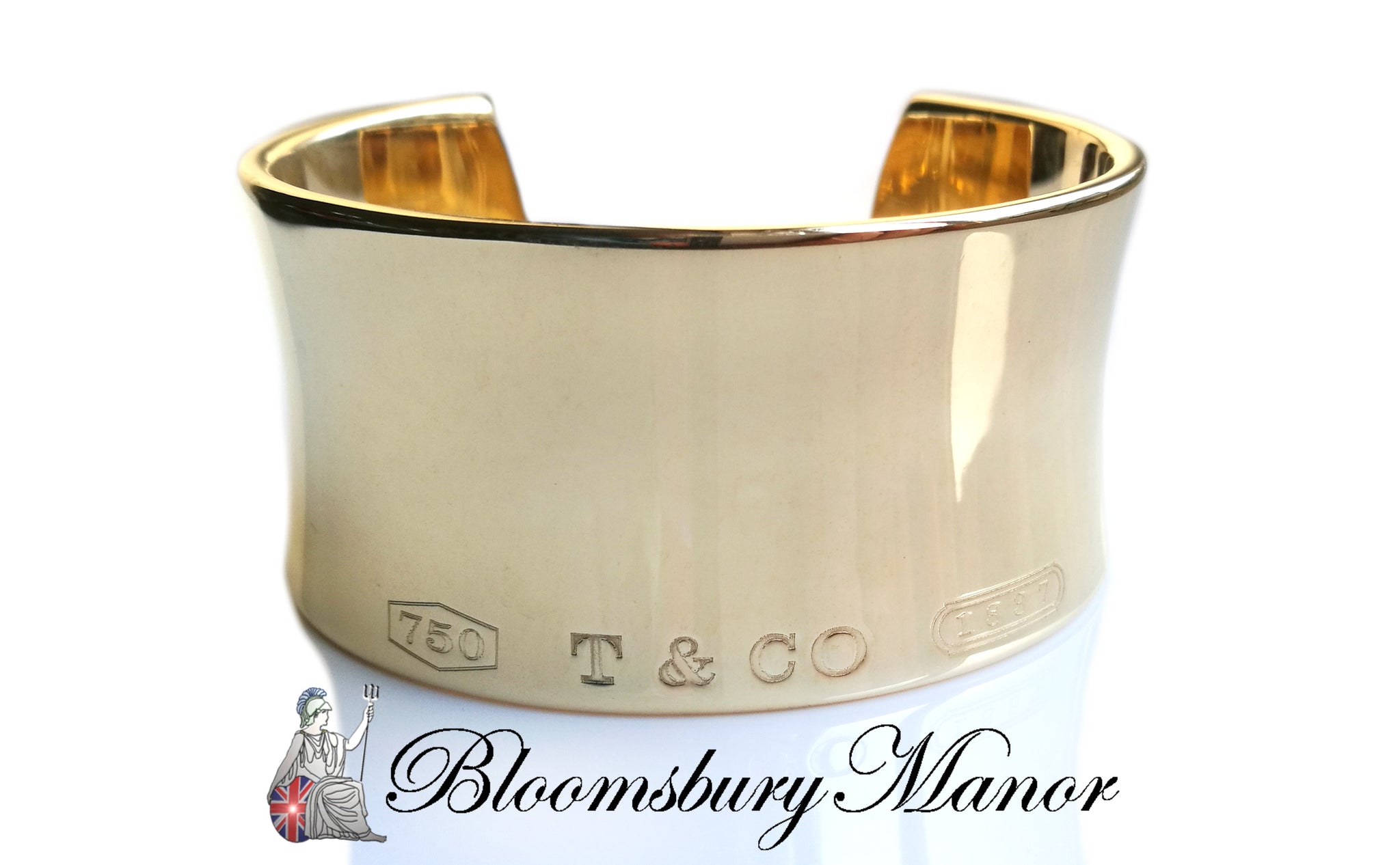 tiffany gold cuff bracelet