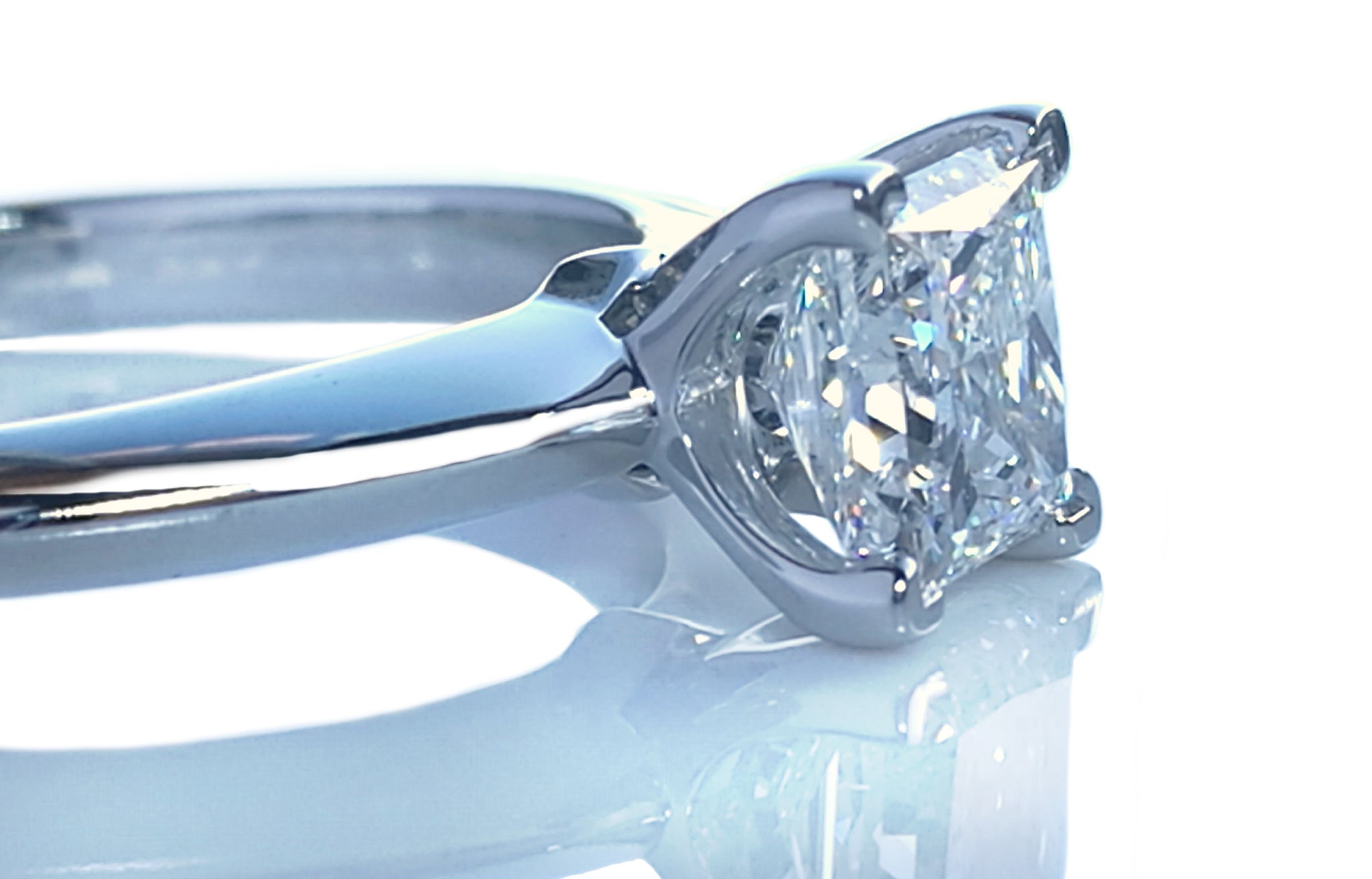 IF Princess Cut Diamond Engagement Ring 