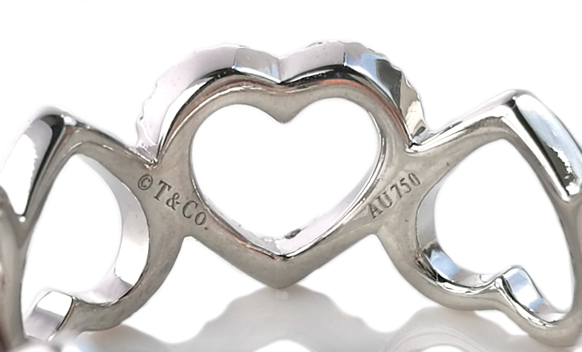 tiffany & co silver heart ring