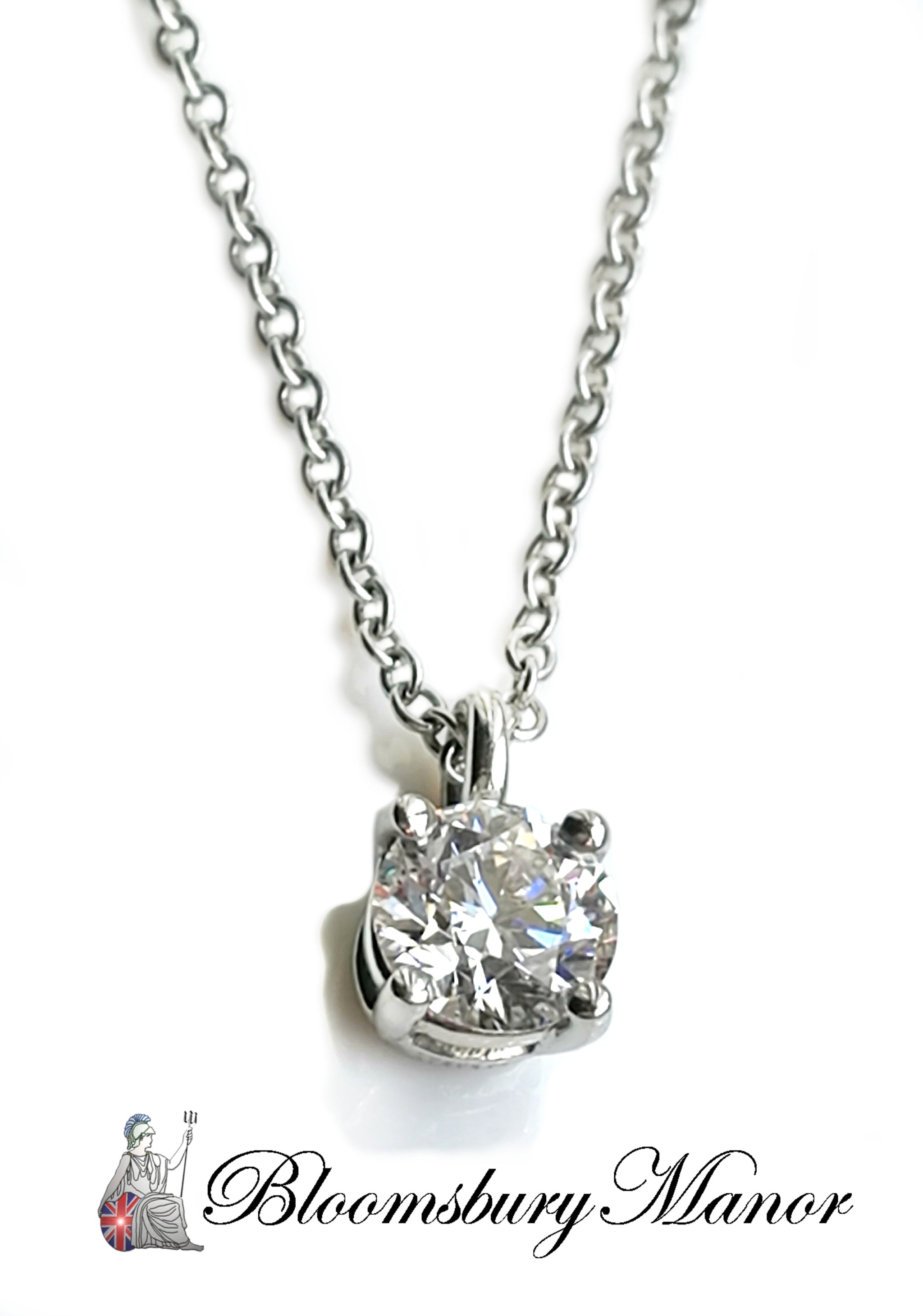 tiffany diamond solitaire necklace