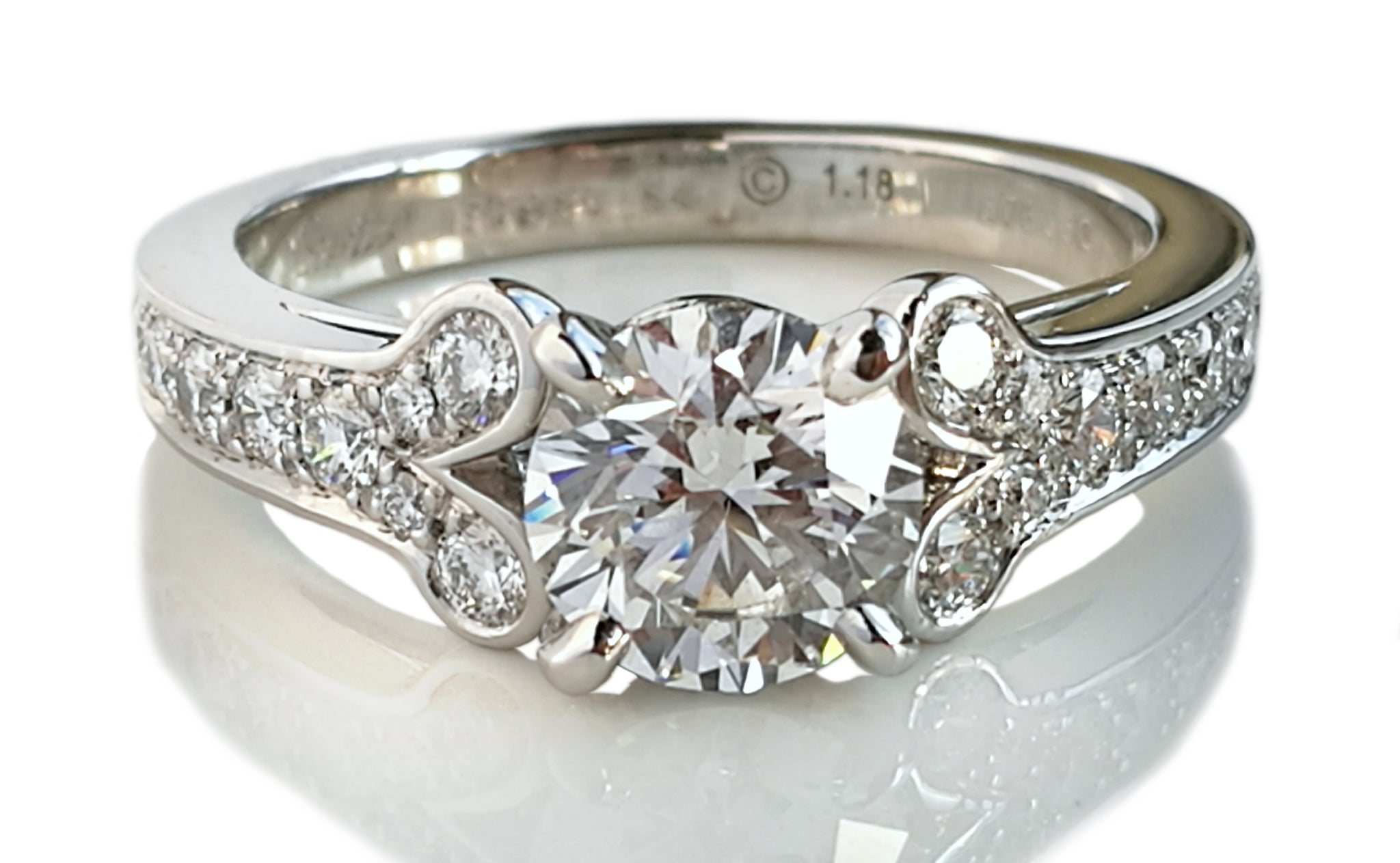 cartier ballerine engagement ring