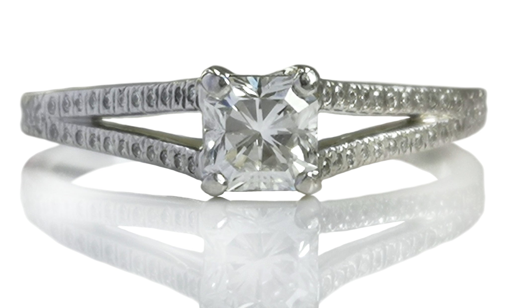 tiffany split shank engagement ring