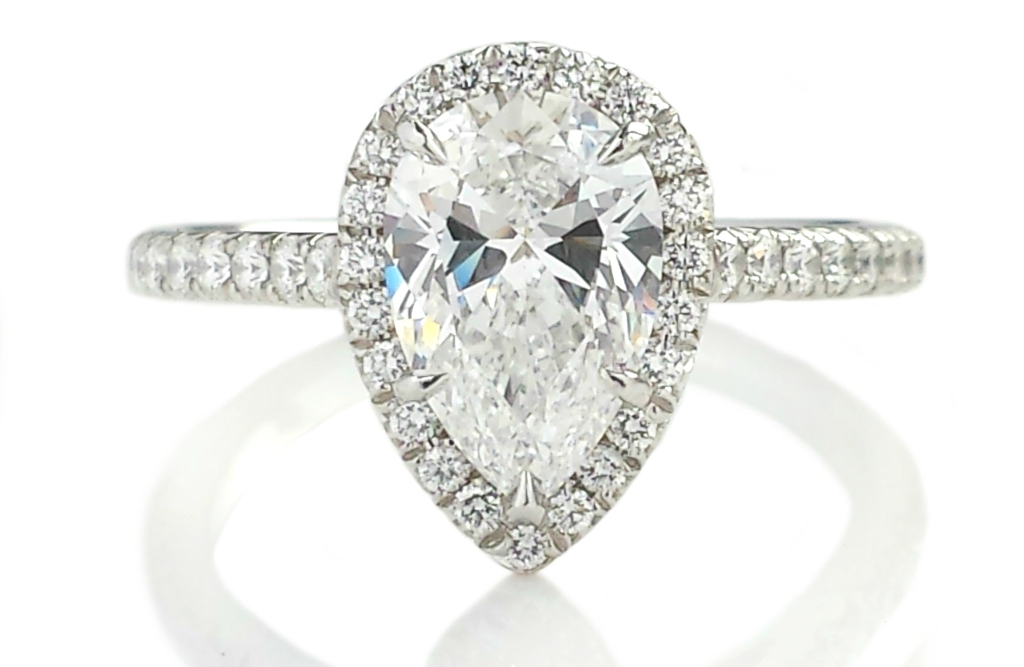 tiffany pear engagement ring