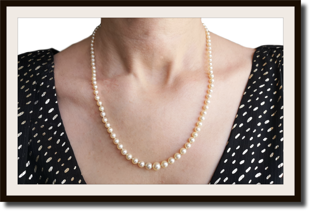 Double Strand Pearl Necklace -  Canada