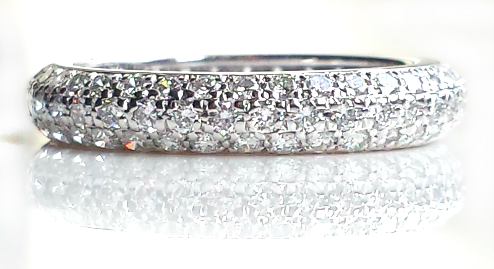 cartier pave eternity ring