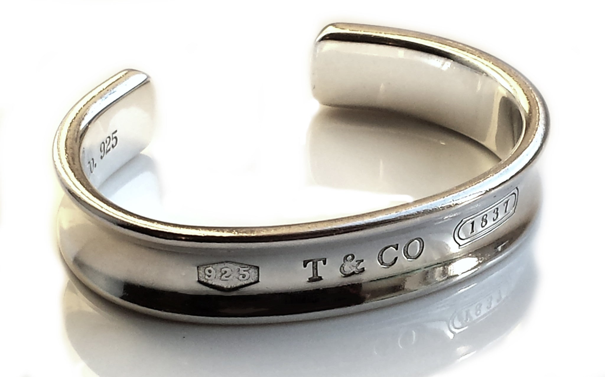 tiffany and co silver bangle 925