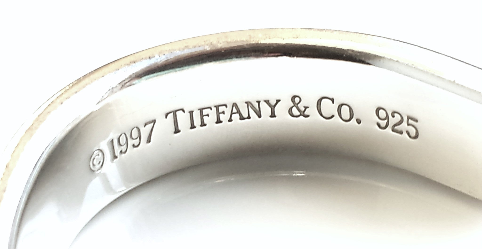 tiffany solid silver bangle