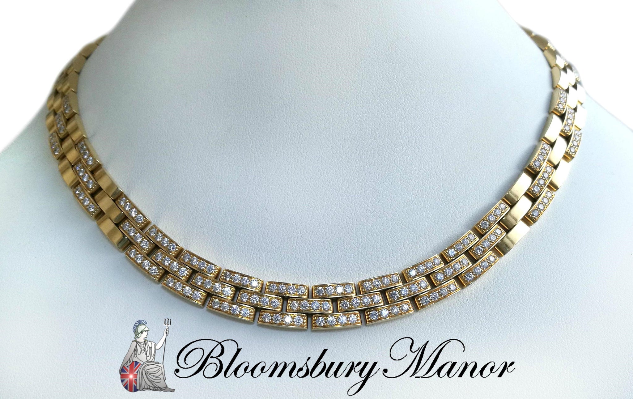 diamond necklace set cartier