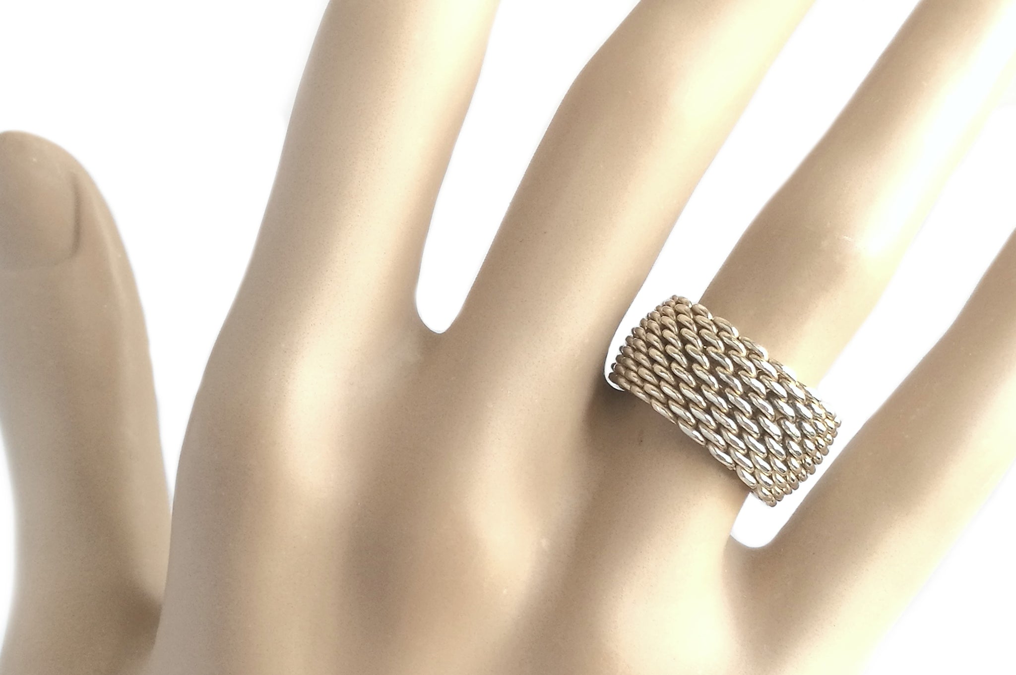 Tiffany \u0026 Co. Somerset Woven Ring, Size 