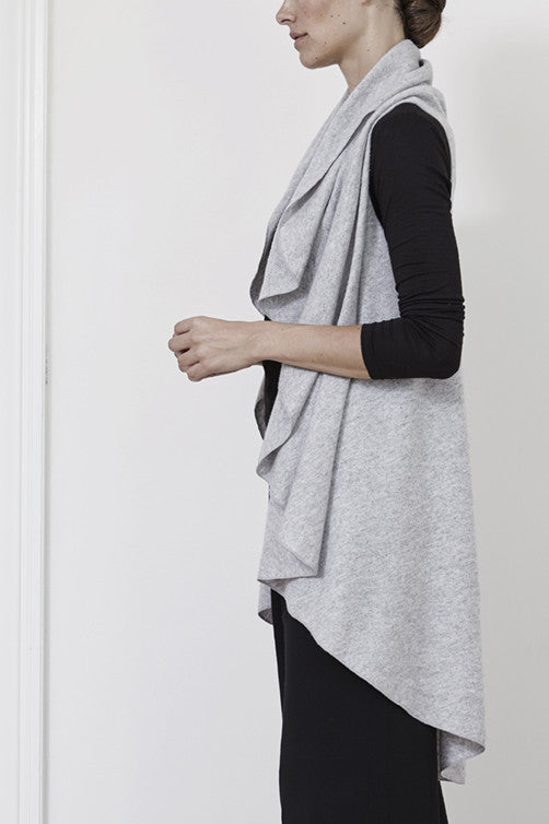 Pilou Knitted Cashmere Light Grey | The Pilou