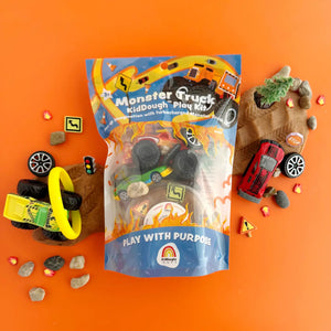 Earth Grown KidDough: Bagged Sensory Kit - Monster Truck - Growing Tree Toys