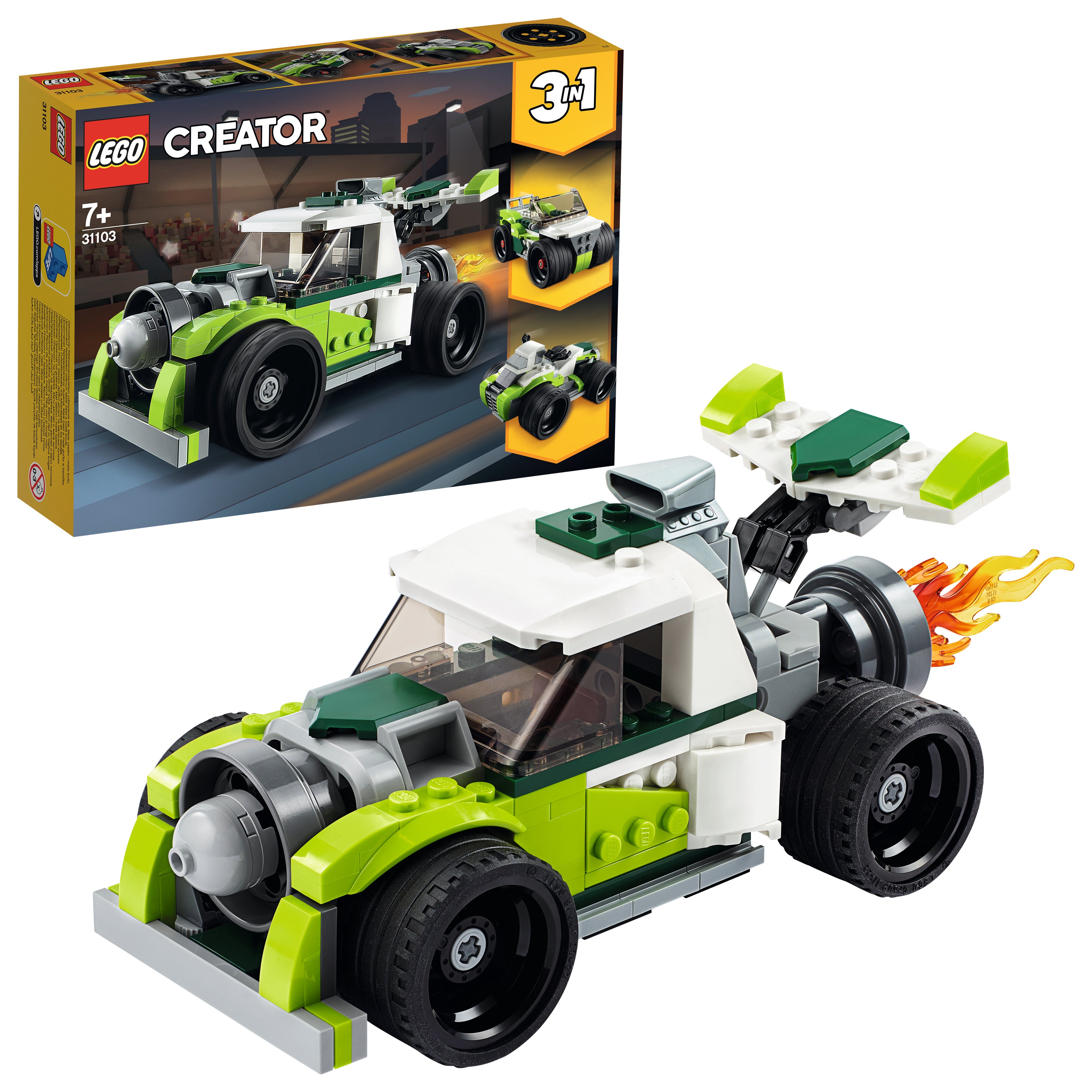 lego creator green car