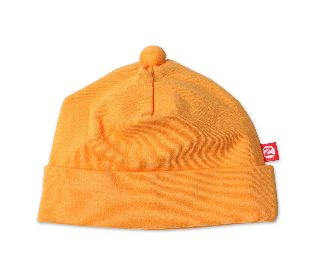 orange newborn hat