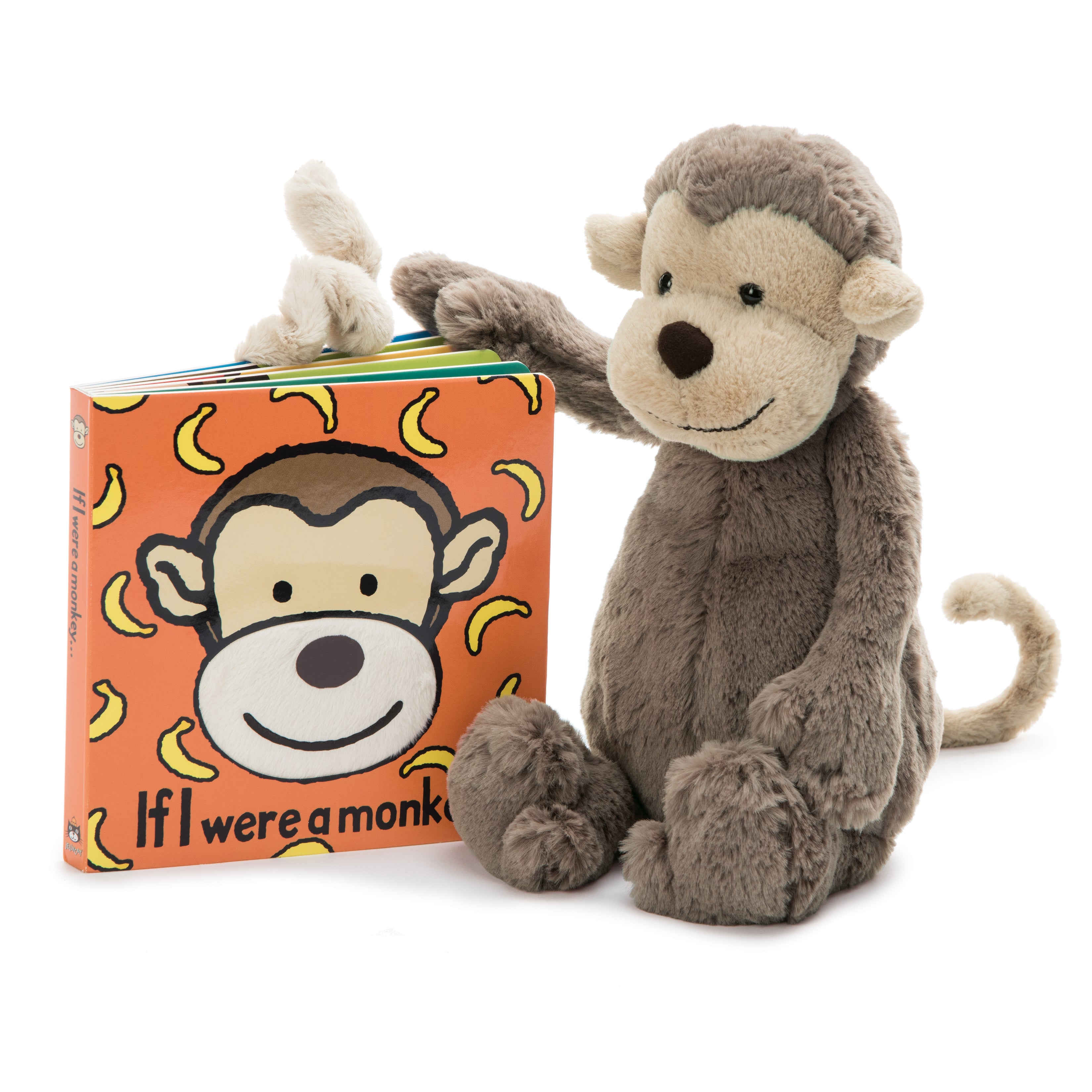 jellycat i know a monkey book