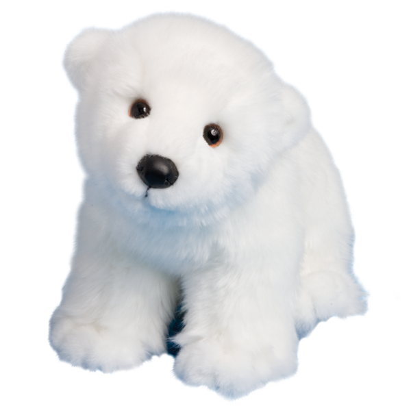 small polar bear stuffed animal