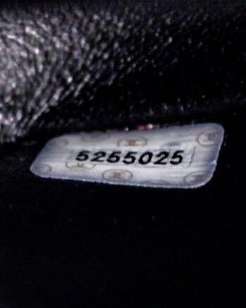 chanel bag serial number