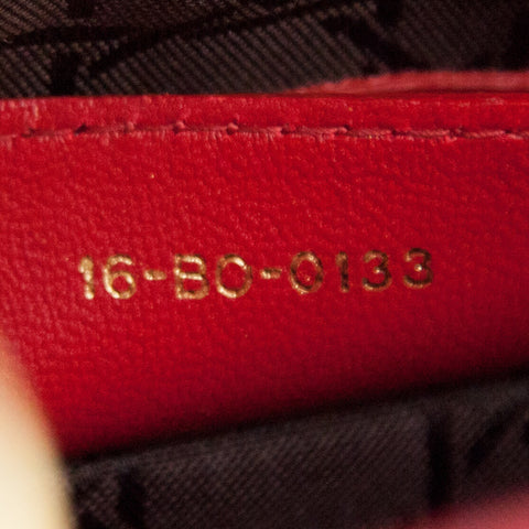 dior saddle bag serial number