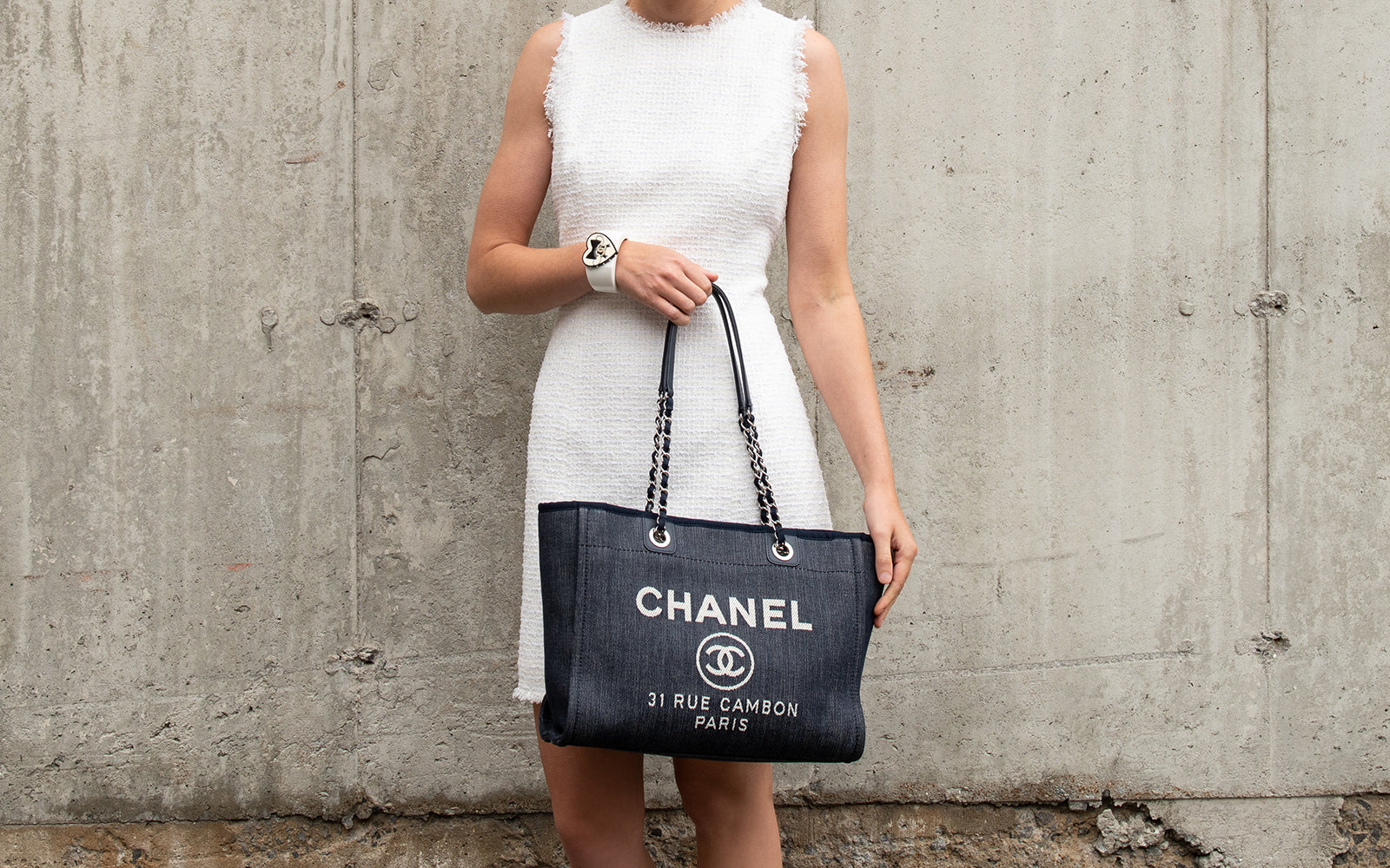 Shop authentic Chanel Deauville Bags