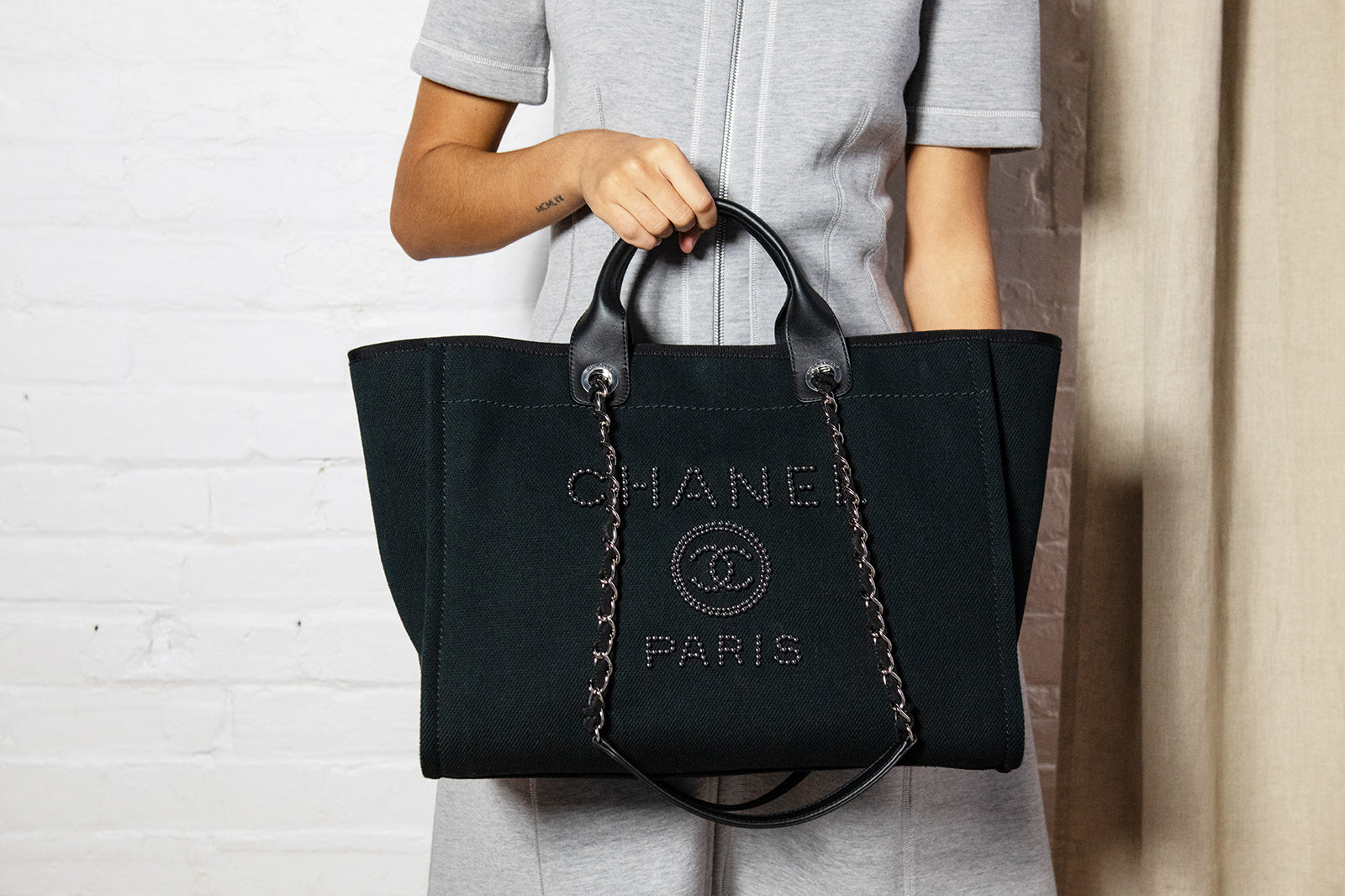 Discover a collection of authentic Chanel Deauville bags for resale