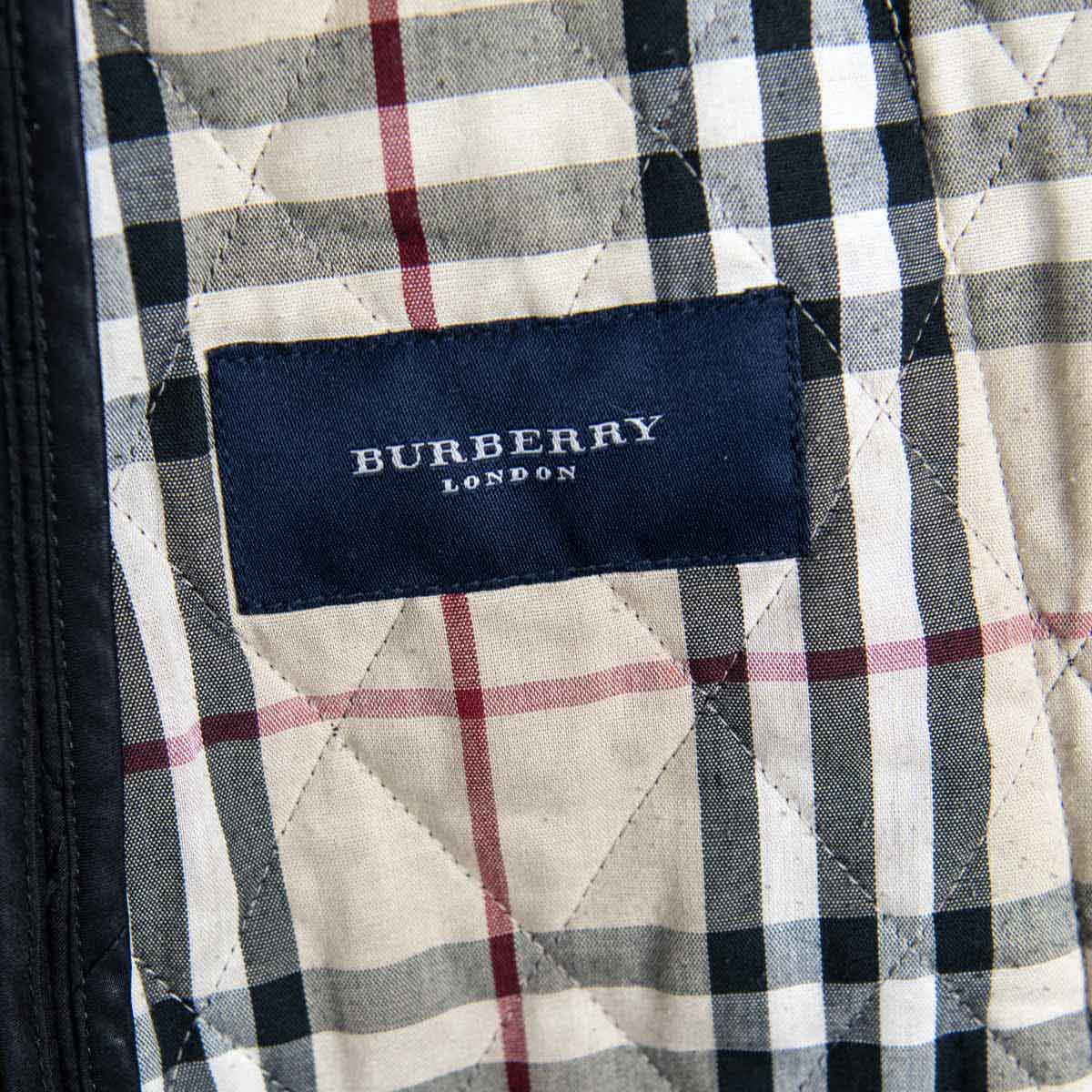 Burberry London Black Quilted Jacket 