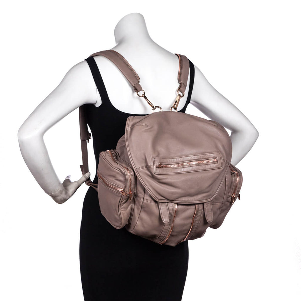 Alexander Wang Latte Lambskin Marti Backpack