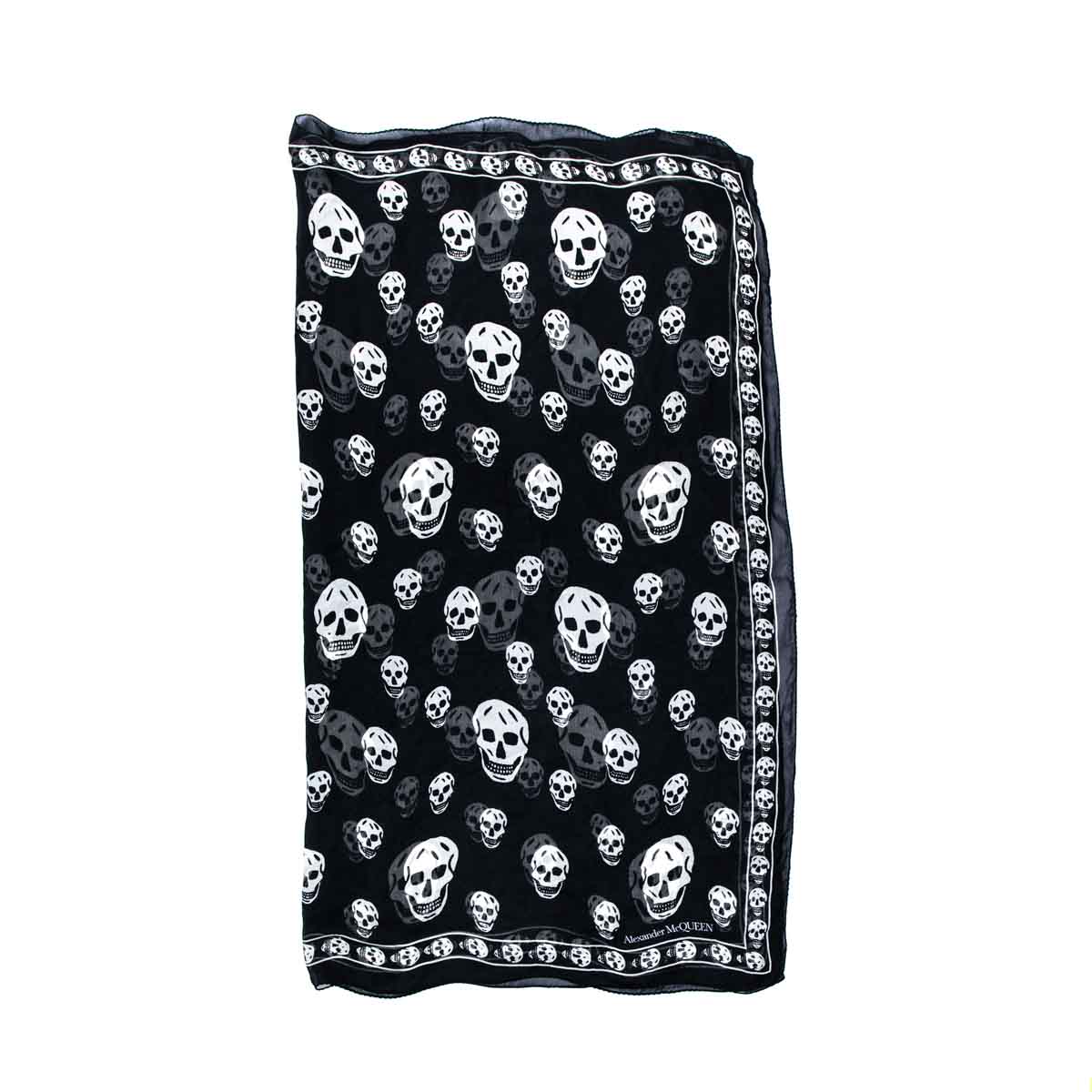 alexander mcqueen skull scarf still fashionable