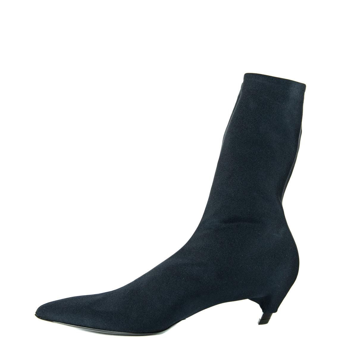 Balenciaga FW 04 black leather shearling fur zip platform wedge heels boots  39 For Sale at 1stDibs