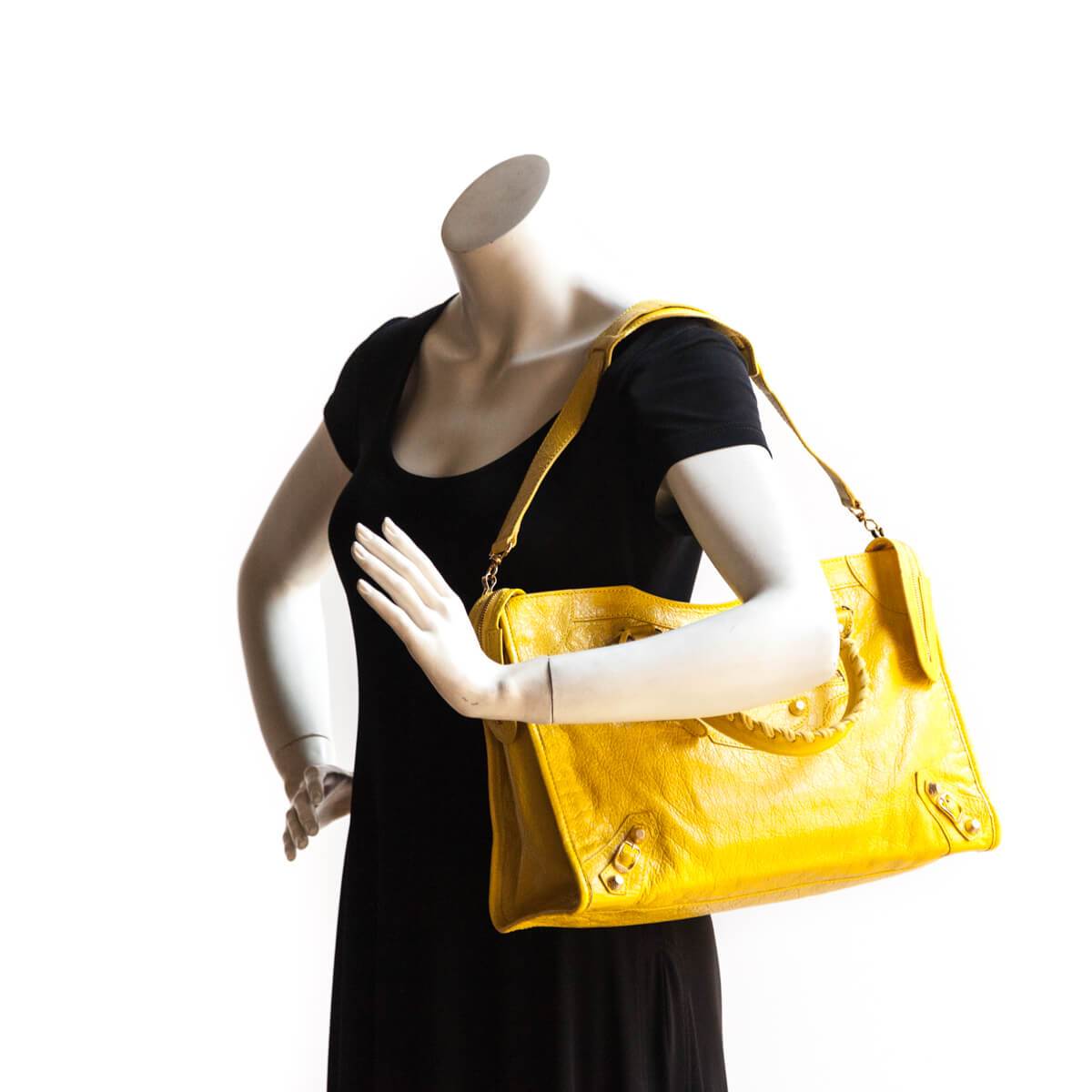 Balenciaga Giant 12 Gold City Bag Black Leather  eBay