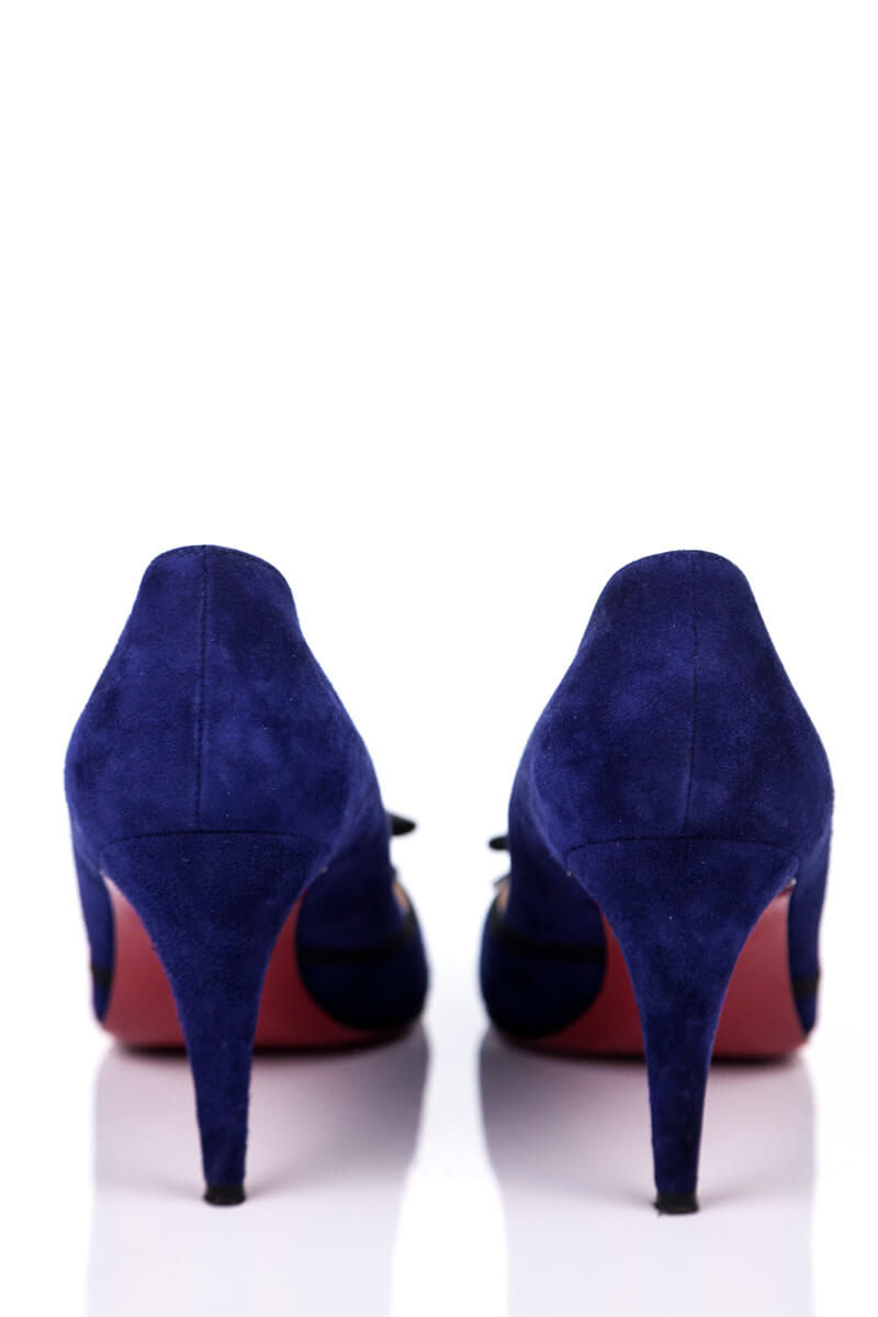 suede blue louboutins